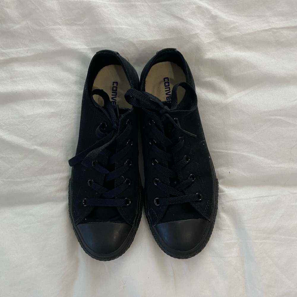 All black converse
